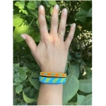 Ubuntu.Life Massai Armband - Leder & Glasperlen - Viele Farben / 5 Row - Unisex