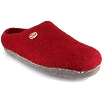WoolFit Barfuß-Hausschuhe "Footprint" handgemacht aus Filz mit selbstformendem Fußbett