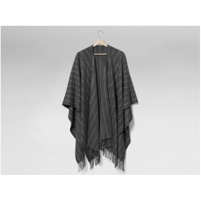 Yumeko Poncho Kaschmir-Mischung Stripe