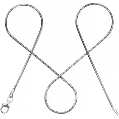modabilé Schlangenkette 925 Sterling Silber (1,2mm breit) Halskette ohne Anhänger