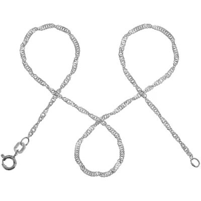 modabilé Singapurkette 925 Sterling Silber (1,8mm) Halskette ohne Anhänger
