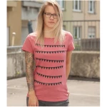 päfjes Wimpel - Fair Wear Frauen T-Shirt - Heather Cranberry