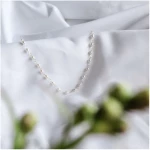 pakilia Perlen Kette mit Silberringen Fair-Trade und handmade