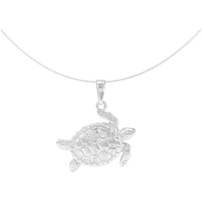pakilia Silber Kette Schildkröte Fair-Trade und handmade