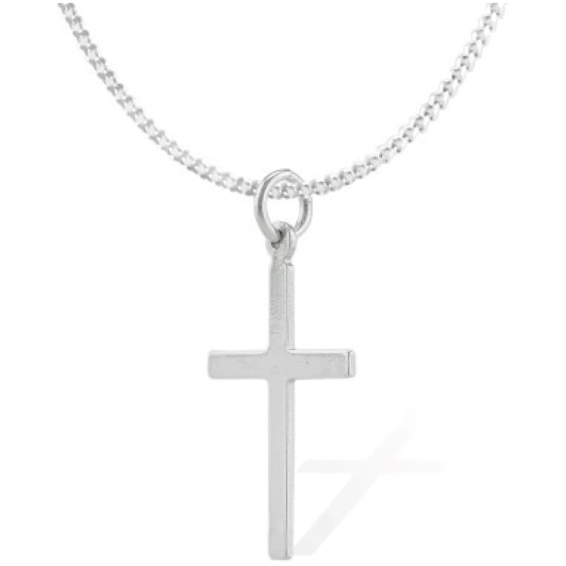 pakilia Silber Kette filigranes Kreuz Fair-Trade und handmade