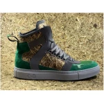 veganer hoher Sneaker aus Bio-Materialien "nat-2 Almwiese" grün