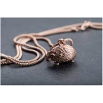 MishMish by WearPositive Vintage Unikat: Kette Igel, Roségold