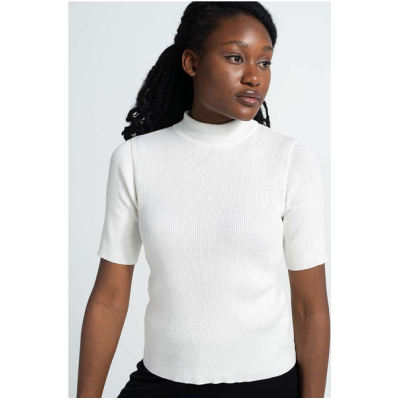 Alma & Lovis Rollkragen-Pullover aus Bio-Baumwolle | Short Rolli