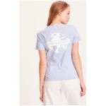 KnowledgeCotton Apparel Damen T-Shirt Save the earth reine Bio-Baumwolle