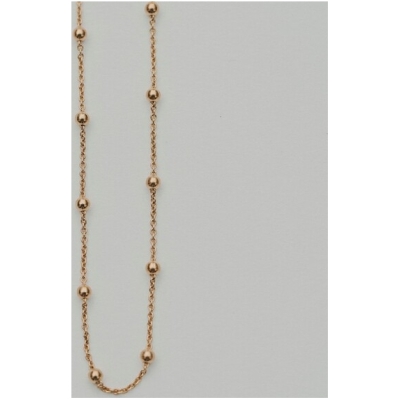 MOANINA Kette Kugel Choker Bella - 925 Silber/18k Gold Vermeil