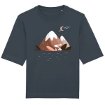 watapparel Comets & Moon | Oversize T-Shirt Frauen