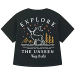 watapparel Explore the unseen, keep wild | Oversize T-Shirt Frauen
