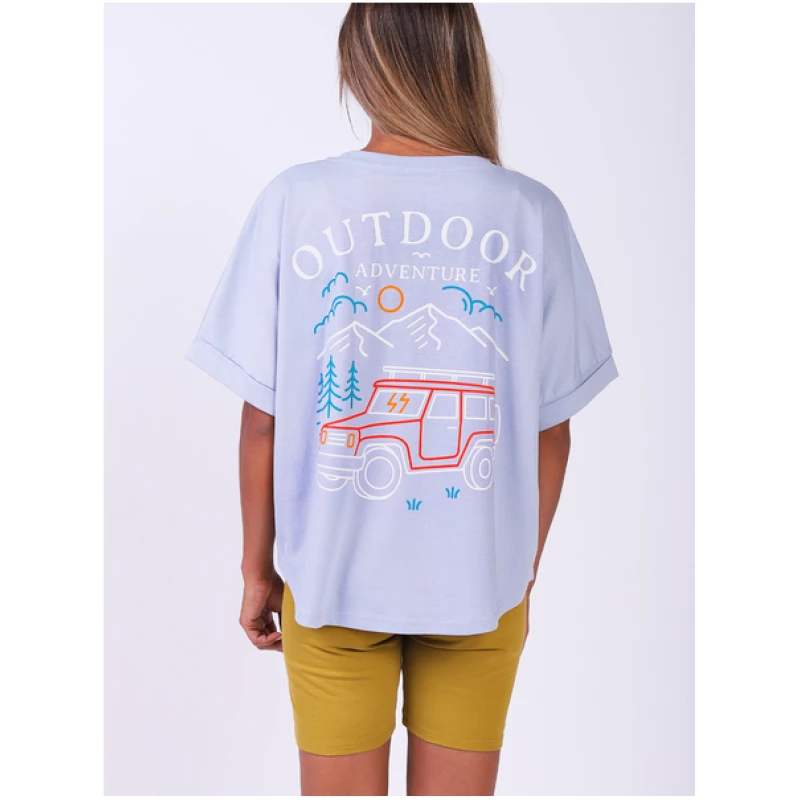 watapparel Outdoor adventure | Oversize T-Shirt Frauen