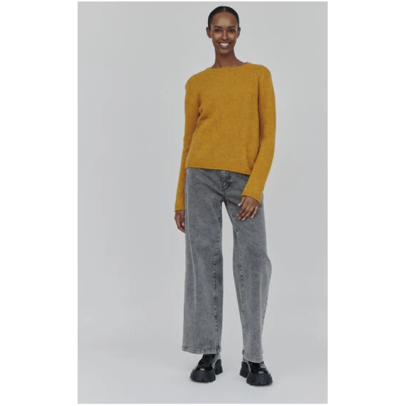 Basic Apparel Strickpullover - Marnie LS Sweater - mit Wolle