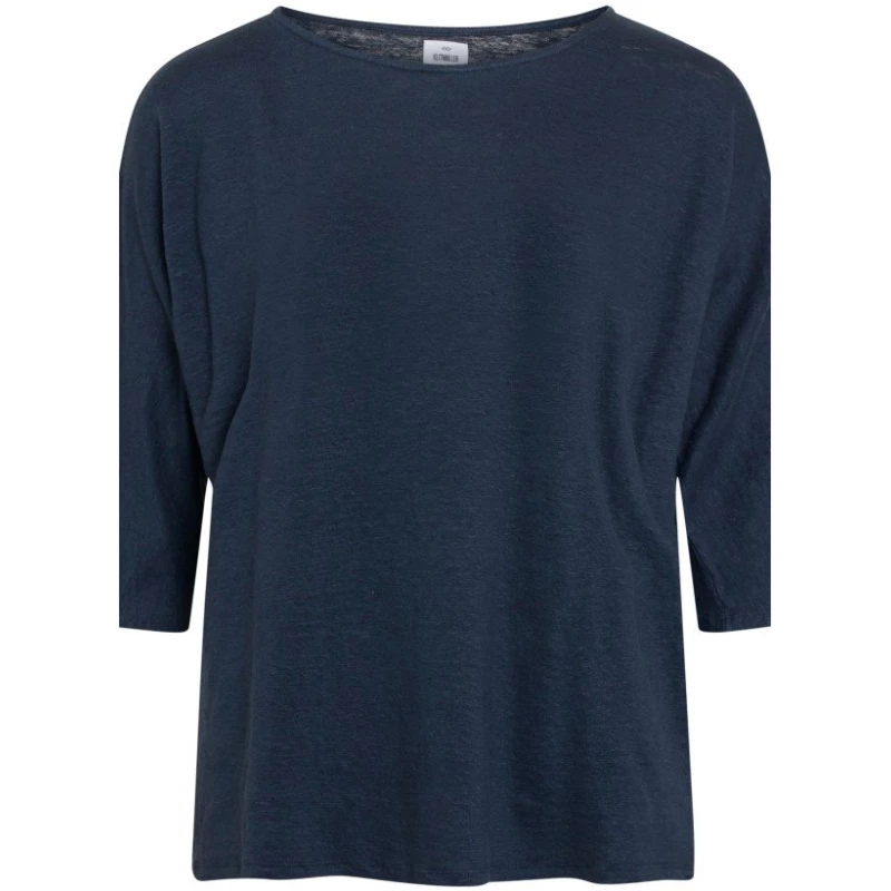 T-Shirt Emma Leinen Blau