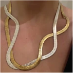 noemvri fashion label snake Kette