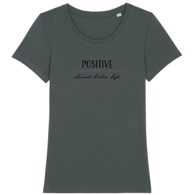 Bio Damen T-Shirt Amorous "Positive Vibes" von Human Family