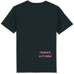 Bretter&Stoff Unisex T-Shirt aus Bio-Baumwolle "Licked" Stickerei"
