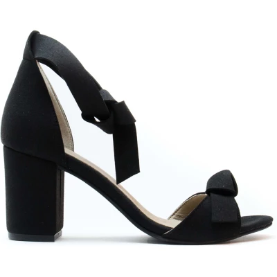 Estela - Black Ankle Strap Sandal