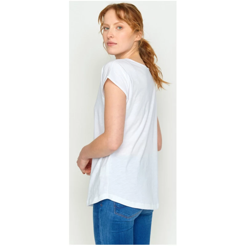 GREENBOMB Animal Flying Whale Cool - T-Shirt für Damen