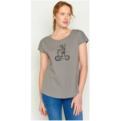 GREENBOMB Bike Peace Frog Cool - T-Shirt für Damen