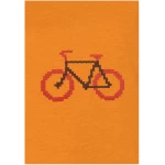 GREENBOMB Bike Pixel Lines Cool - T-Shirt für Damen