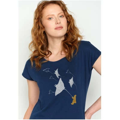 GREENBOMB Lifestyle Kyte Fly - T-Shirt für Damen