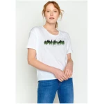 GREENBOMB Nature Birds Fly Feel - T-Shirt für Damen