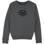 Human Family Bio Damen Rundhals Sweatshirt "Feel - Endless Love" - in 7 Farben