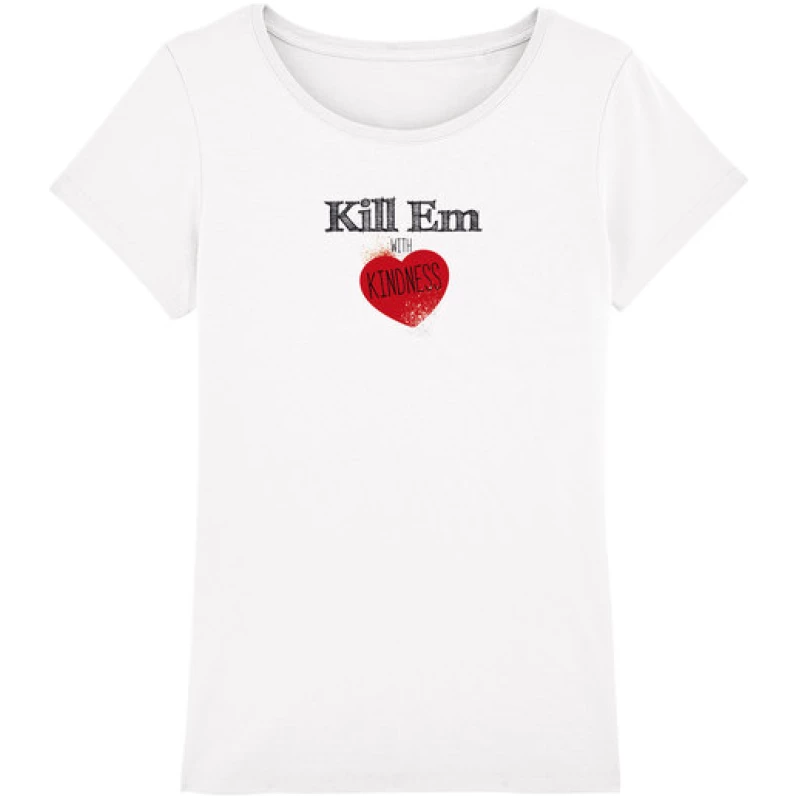 Human Family Bio Damen T-Shirt "Faith - Kill Em with Heart"