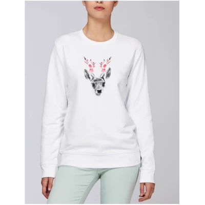 Human Family Bio Damen oversize Rundhals-Sweatshirt "Fawn"