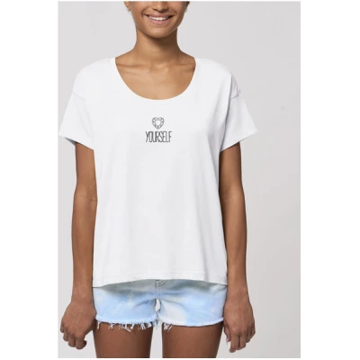 Human Family Bio Damen oversize Rundhals T-Shirt - Spread "Selflove"