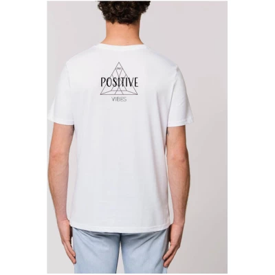 Human Family Bio Unisex Rundhals T-Shirt "Create - Positive Vibes"