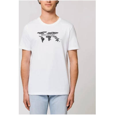 Human Family Bio Unisex Rundhals T-Shirt "Protect our Planet"