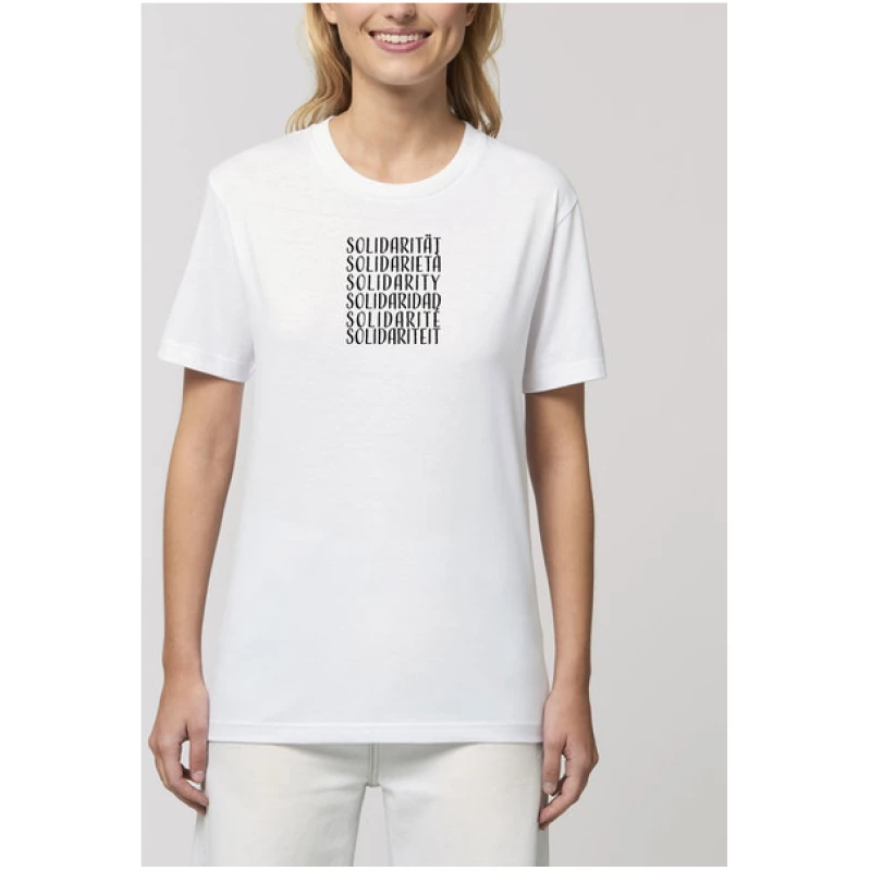 Human Family Bio Unisex Rundhals T-Shirt "Swing - Solidarity" in 5 Farben