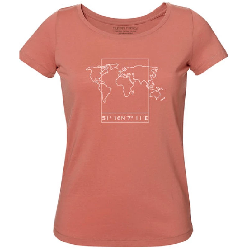 Human Family T-Shirt - Damen - Amorous "Worldmap"