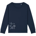 Human Family Weites Bio Damen Rundhals Sweatshirt "Dazzy - Not Alone" - in 4 Farben