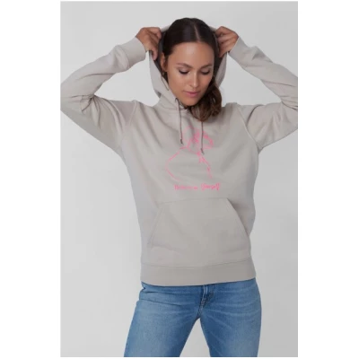 Kultgut Flauschiger Hoodie - Neonprint in GOTS zertifiziertem Druck - Believe in yourself