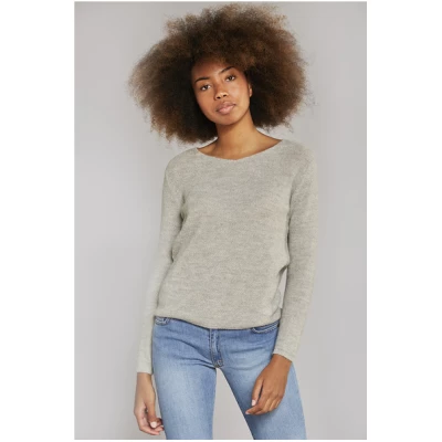 Les Racines Du Ciel Alpaka Pullover - Glaz V Neck Sweater