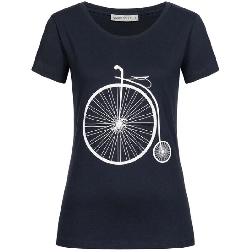 NATIVE SOULS T-Shirt Damen - Retro Bike