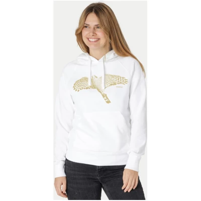 Peaces.bio - handbedruckte Biomode Bio-Hoodie Sperber Damen