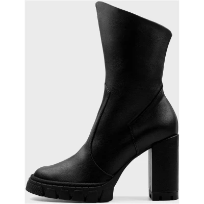 Ritual Boots Black Vegea leather ankle boots