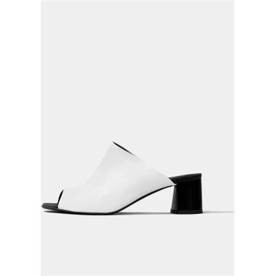 Uptown White Nopal cactus leather sandals