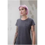 ilovemixtapes Frauen T-Shirt Books Aren't Dead aus Biobaumwolle Made in Portugal dunkelgrau