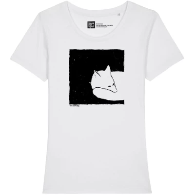 ilovemixtapes Frauen T-Shirt Fox in a box aus Biobaumwolle Fair Wear