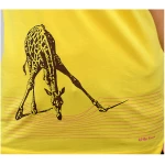 little kiwi Damen T-Shirt, "In der Savanne", Gelb