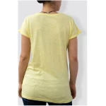 little kiwi Damen T-Shirt, "In der Savanne", Iris Yellow