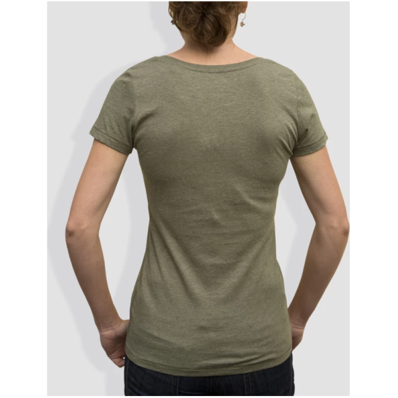 little kiwi Damen T-Shirt, "No Way", Khaki