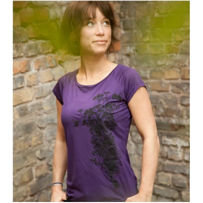 päfjes Pflanzen Kolibri V2 - Fair gehandeltes Tencel Frauen T-Shirt