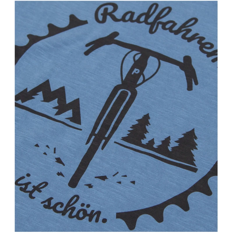 päfjes Radfahren ist schön - Gravel - Frauen T-Shirt - Fair aus Baumwolle Bio